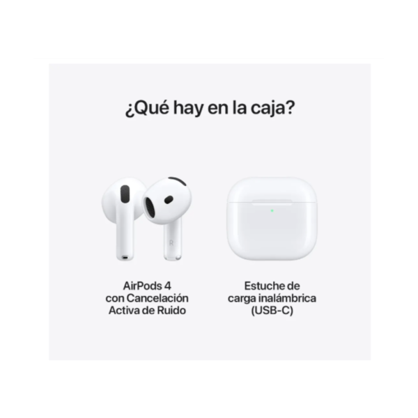 AirPods 4 con Cancelación Activa de Ruido (Seminuevos) - Image 2